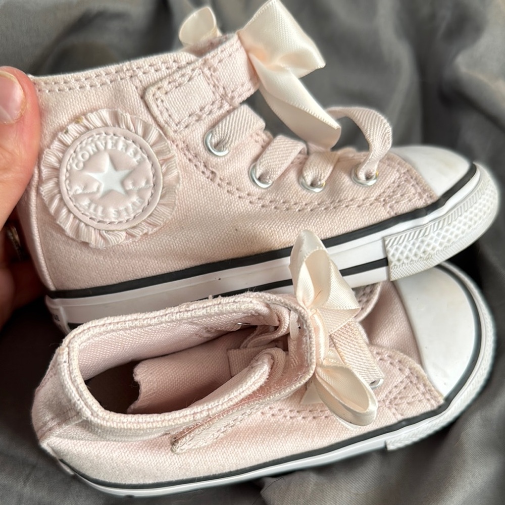 Converse Kids Pink High-Top Sneakers
